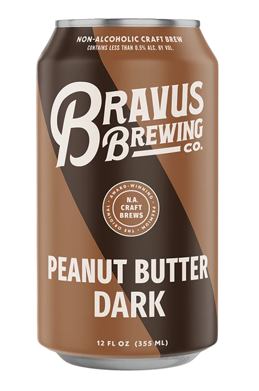 Bravus Peanut Butter Dark NA Brew 6 x 12oz Can